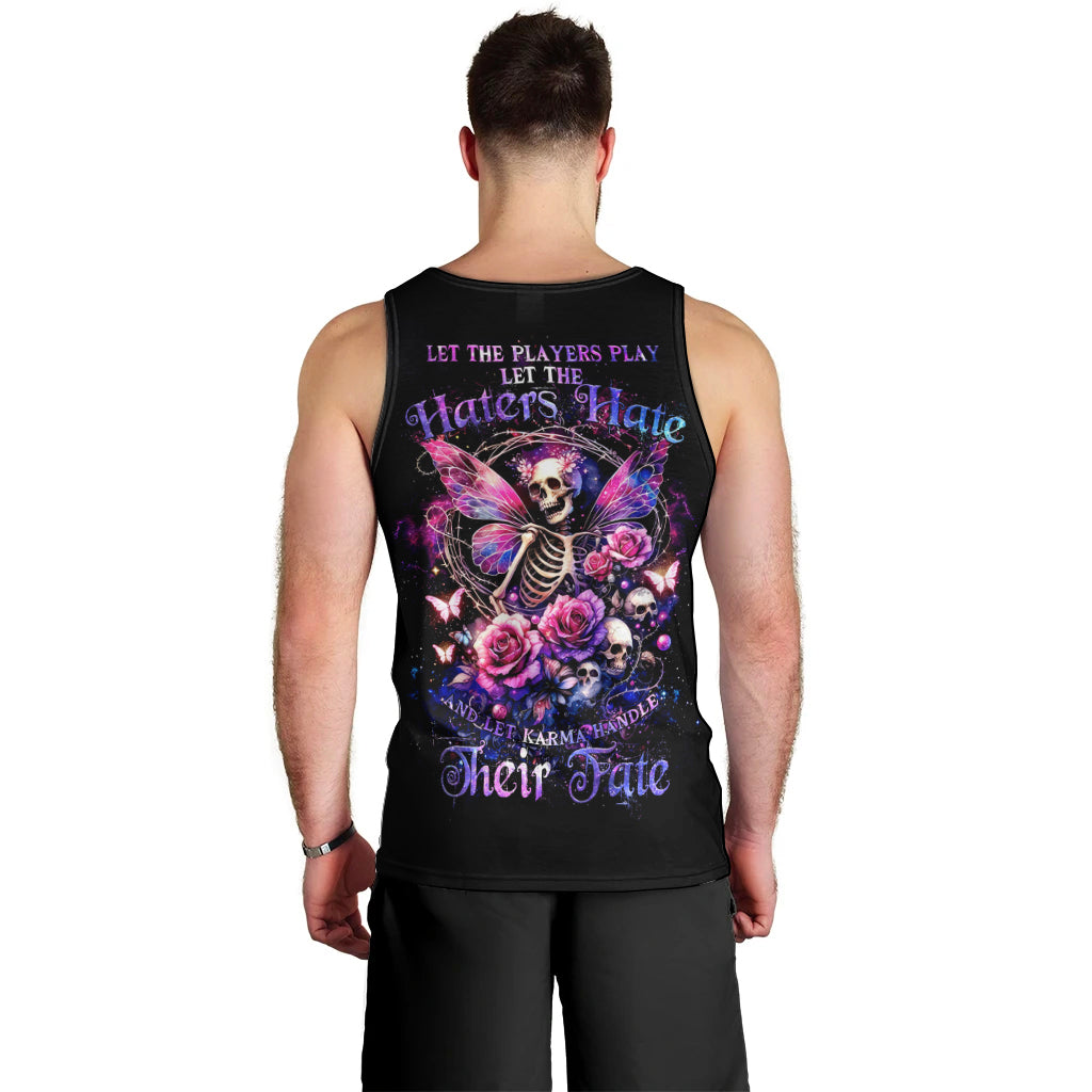 Fairy Skull Men Tank Top Let Karma Handle Their Fate - Wonder Print Shop