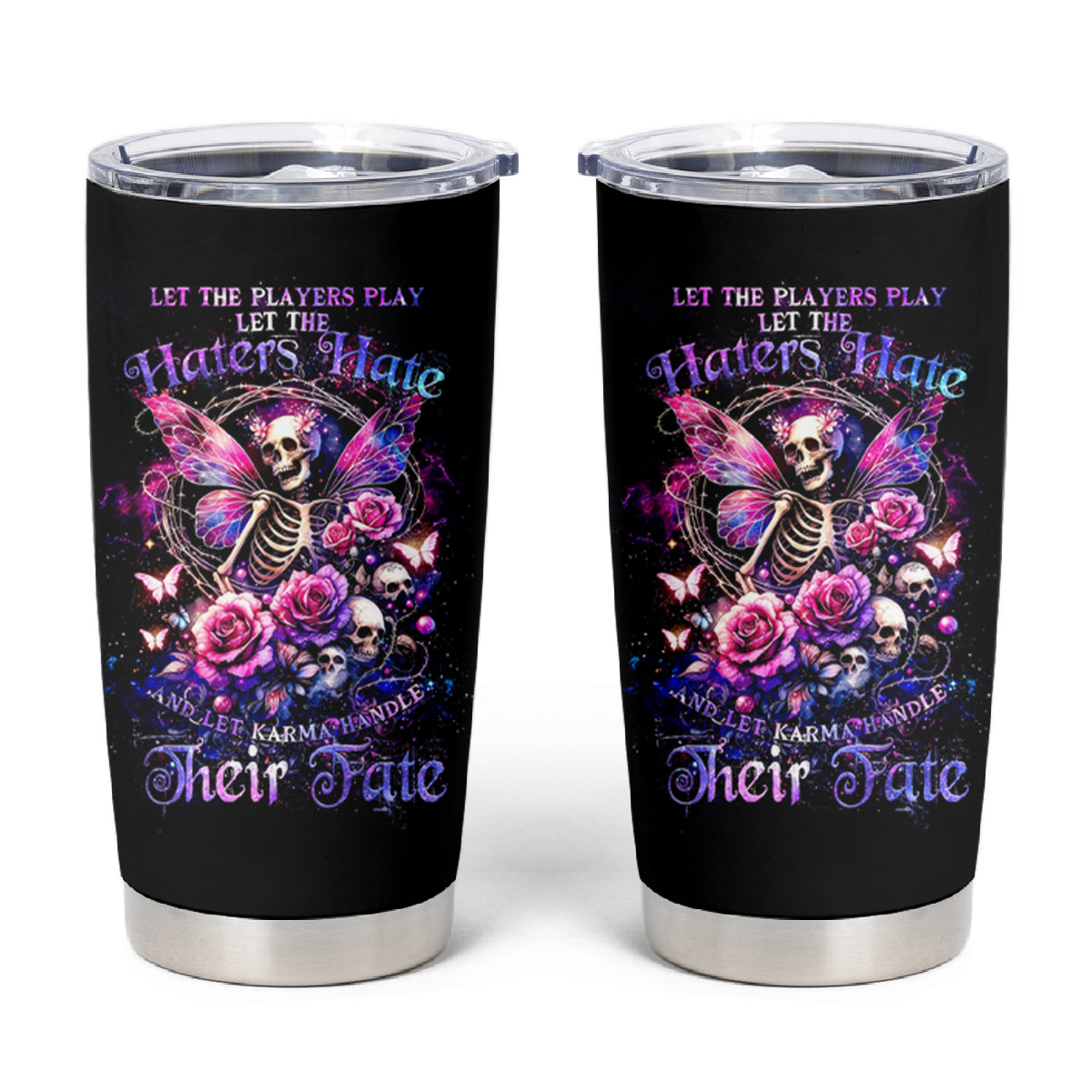 Fairy Skull Tumbler Cup Let Karma Handle Their Fate