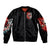 Evil Angel Skull Bomber Jacket Even The Devil Was Once An Angel - Wonder Print Shop