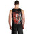 Evil Angel Skull Men Tank Top Even The Devil Was Once An Angel - Wonder Print Shop