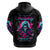 Witch Skull Zip Hoodie The Good Girl In Me Got Tired Of The Bullshit - Wonder Print Shop