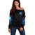 Angel Skull Off Shoulder Sweater I'm Not Anti-Social I'm Just Not User Friendly - Wonder Print Shop