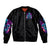 Witch Skull Sleeve Zip Bomber Jacket I Have 3 Sides And The Side You Never Want To See