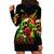 Rose Skull Hoodie Dress Stuck Between IDK IDC - Wonder Print Shop