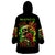 Rose Skull Wearable Blanket Hoodie Stuck Between IDK IDC - Wonder Print Shop