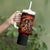 Day of Dead Skull Tumbler With Handle Sugar Skull Band Skeleton - Wonder Print Shop