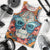 Day of Dead Skull Men Tank Top Sugar Skull Butterfly - Wonder Print Shop