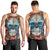 Day of Dead Skull Men Tank Top Sugar Skull Butterfly - Wonder Print Shop