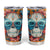 Day of Dead Skull Tumbler Cup Sugar Skull Butterfly - Wonder Print Shop