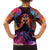 Day of Dead Lady Family Matching Tank Maxi Dress and Hawaiian Shirt Sugar Skull Flame Lady - Wonder Print Shop