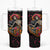 Day of Dead Lady Tumbler With Handle Sugar Skull Lady Dancing - Wonder Print Shop