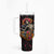 Day of Dead Lady Tumbler With Handle Sugar Skull Lady Dancing - Wonder Print Shop