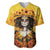 Day of Dead Lady Baseball Jersey Sugar Skull Lady Sunflower - Wonder Print Shop