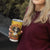 Day of Dead Lady Tumbler Cup Sugar Skull Lady Sunflower - Wonder Print Shop