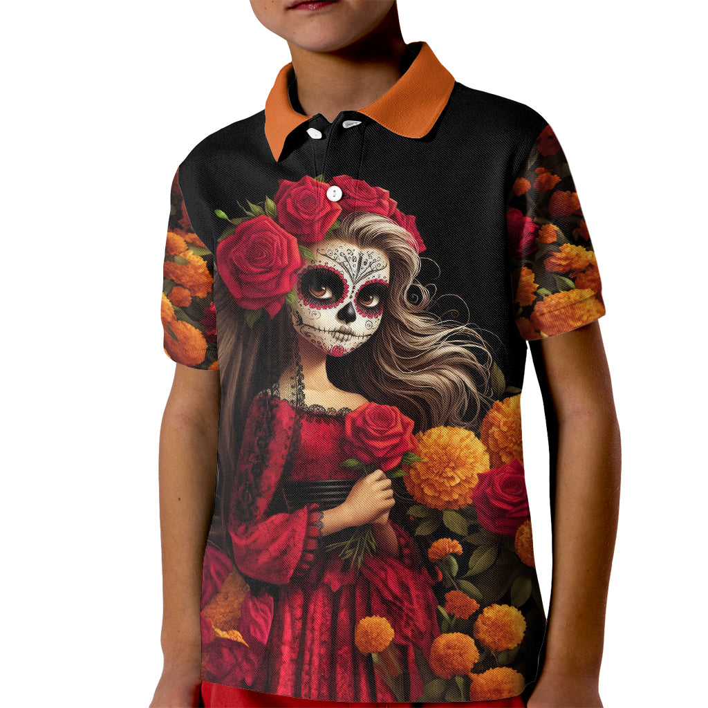 day-of-dead-girl-kid-polo-shirt-sugar-skull-girl-rose-and-marigold