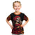 Day of Dead Girl Kid T Shirt Sugar Skull Girl Rose And Marigold - Wonder Print Shop