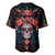 Day of Dead Skull Baseball Jersey Sugar Skull Festival Lady - Wonder Print Shop