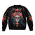 Day of Dead Skull Bomber Jacket Sugar Skull Festival Lady - Wonder Print Shop