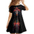 Day of Dead Skull Family Matching Tank Maxi Dress and Hawaiian Shirt Sugar Skull Festival Lady - Wonder Print Shop