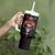 Day of Dead Skull Tumbler With Handle Sugar Skull Festival Lady - Wonder Print Shop