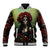 Day of Dead Lady Baseball Jacket Sugar Skull Rose Lady - Wonder Print Shop