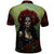 Day of Dead Lady Polo Shirt Sugar Skull Rose Lady - Wonder Print Shop