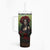 Day of Dead Lady Tumbler With Handle Sugar Skull Rose Lady - Wonder Print Shop