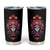 Day of Dead Skull Tumbler Cup Sugar Skull Festival Lady