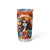 Day of Dead Lady Tumbler Cup Sugar Skull Field Rose Lady