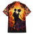 Day of Dead Couple Family Matching Summer Maxi Dress and Hawaiian Shirt Sugar Skull Couple Dancing - Wonder Print Shop