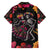 Day of Dead Couple Family Matching Off Shoulder Maxi Dress and Hawaiian Shirt Sugar Skull Couple Dancing - Wonder Print Shop