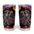 Day of Dead Couple Tumbler Cup Sugar Skull Couple Dancing