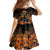 Day of Dead Lady Family Matching Tank Maxi Dress and Hawaiian Shirt Sugar Skull Field Marigold Lady - Wonder Print Shop