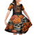Day of Dead Festival Family Matching Summer Maxi Dress and Hawaiian Shirt Sugar Skull Party Family - Wonder Print Shop