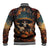 Day of Dead Skull Baseball Jacket Sugar Skull Musican - Wonder Print Shop