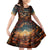 Day of Dead Skull Family Matching Tank Maxi Dress and Hawaiian Shirt Sugar Skull Musican - Wonder Print Shop
