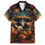 Day of Dead Skull Family Matching Tank Maxi Dress and Hawaiian Shirt Sugar Skull Musican - Wonder Print Shop
