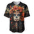 Day of Dead Lady Baseball Jersey Sugar Skull Rose Lady - Wonder Print Shop