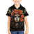 Day of Dead Lady Family Matching Puletasi Dress and Hawaiian Shirt Sugar Skull Rose Lady - Wonder Print Shop