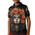 Day of Dead Lady Kid Polo Shirt Sugar Skull Rose Lady - Wonder Print Shop