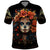 Day of Dead Lady Polo Shirt Sugar Skull Rose Lady - Wonder Print Shop