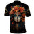 Day of Dead Lady Polo Shirt Sugar Skull Rose Lady - Wonder Print Shop