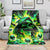 Flame Skull Blanket Heaven Don't Want Me Hell Afraid I Take Over DT01