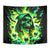 Flame Skull Tapestry Heaven Don't Want Me Hell Afraid I Take Over DT01