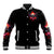 Rose Skull Baseball Jacket I Hold A Beast A Angel And A Crazy Lady In Me - Wonder Print Shop