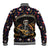 Day of Dead Skull Baseball Jacket Sugar Skull Musican - Wonder Print Shop