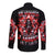 Thunder Skull Long Sleeve Button Shirt Never Mistake My Silence For Weakness - Wonder Print Shop