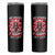 Thunder Skull Skinny Tumbler Never Mistake My Silence For Weakness