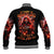 Flame Skull Baseball Jacket Of Course I'm Going To Hell Just Pick You Up - Wonder Print Shop