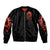 Flame Skull Bomber Jacket Of Course I'm Going To Hell Just Pick You Up - Wonder Print Shop